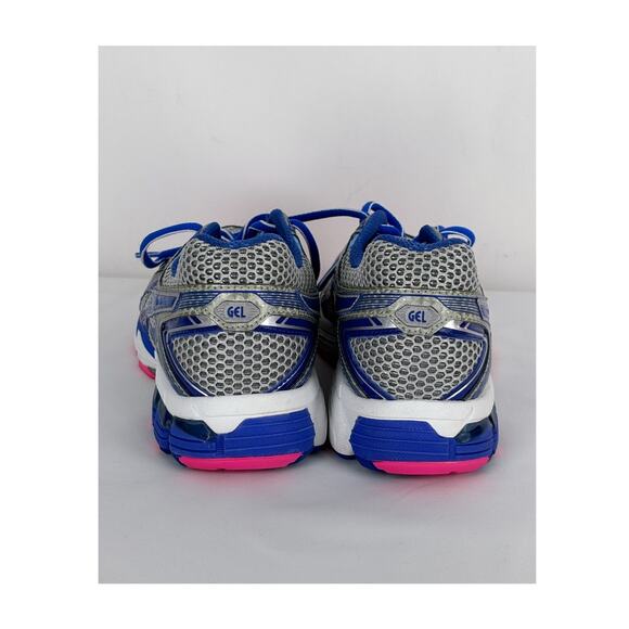 Asics Womens Gel GT 1000 T3R6N Silver Running Shoes Sneakers Size 8 Blue - Picture 9 of 12